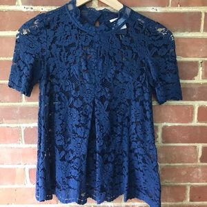 Anthropologie lace top